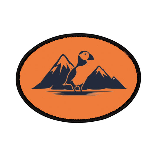 Puffin Iron-On Patch | Outdoor Gear, Denim Jacket Accessory, Camping Decor, Hiking Gift, Unique Clothing Patch