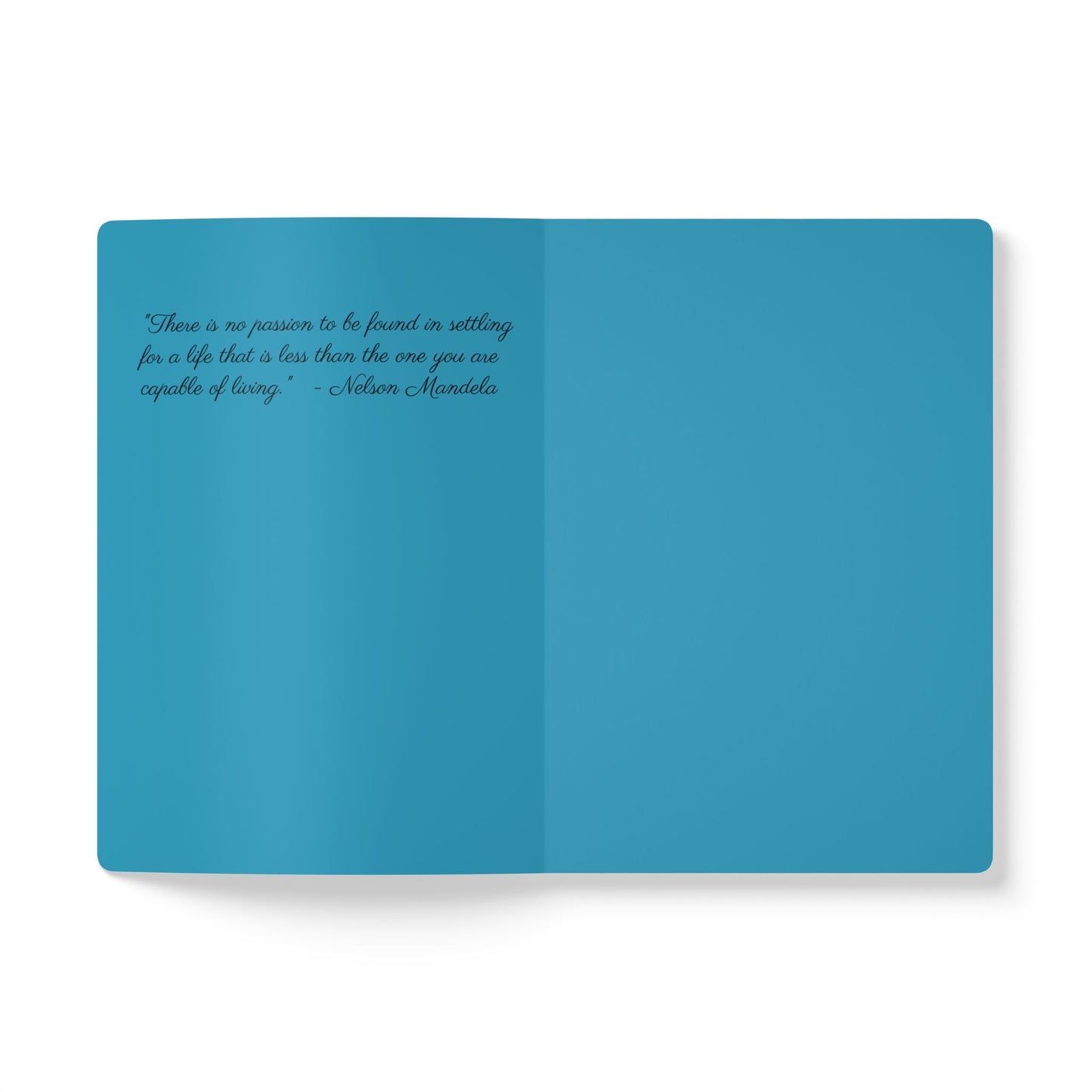 Turquoise Softcover Puffin Journal - Nature Inspired Notebook for Adventure Lovers