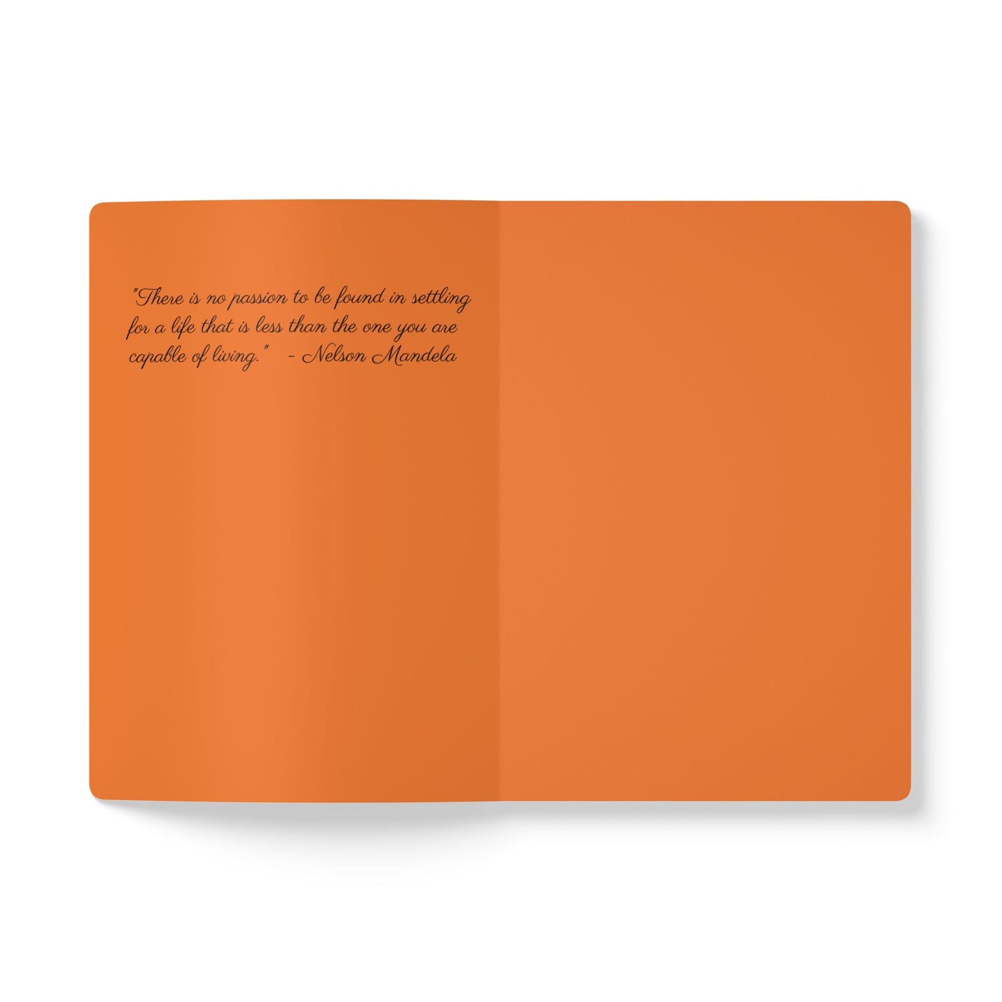 Orange Softcover Puffin Journal - Nature Inspired Notebook for Adventure Lovers
