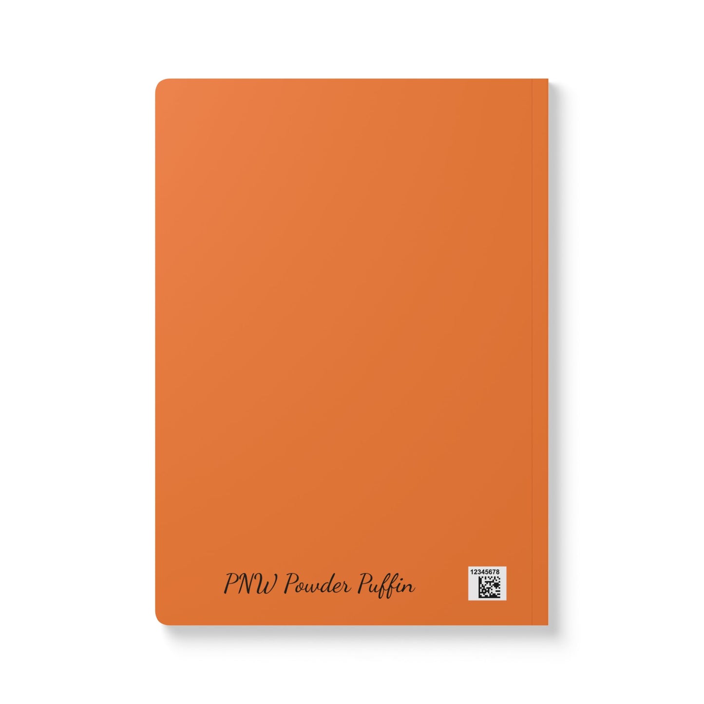 Orange Softcover Puffin Journal   - Nature Inspired Notebook for Adventure Lovers